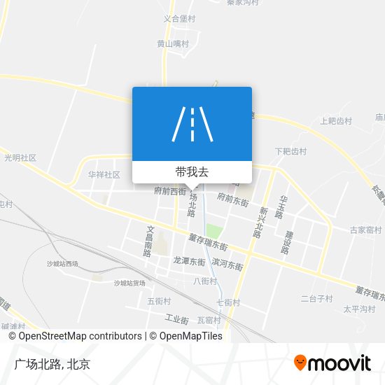 广场北路地图