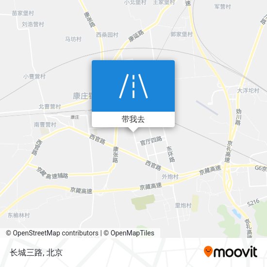 长城三路地图