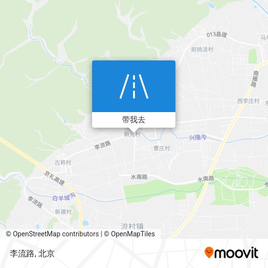 李流路地图