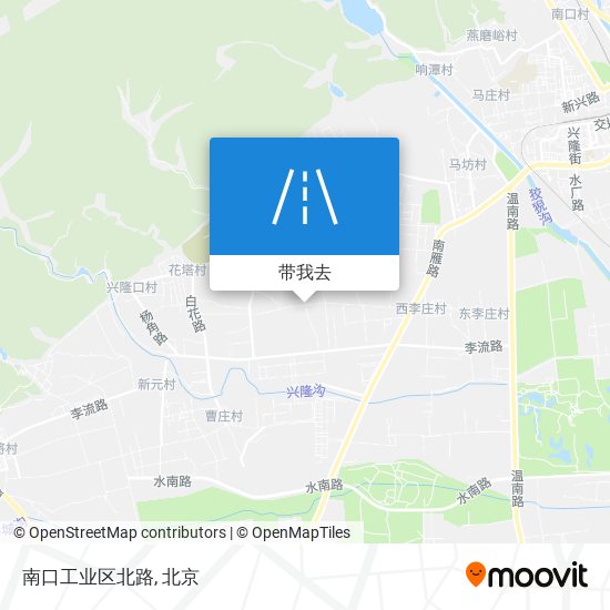 南口工业区北路地图