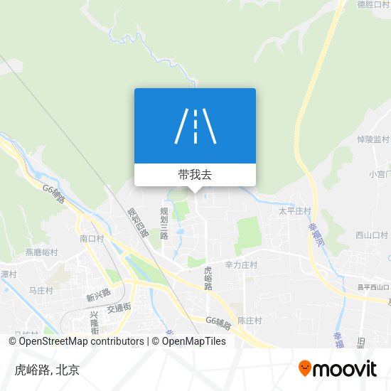 虎峪路地图
