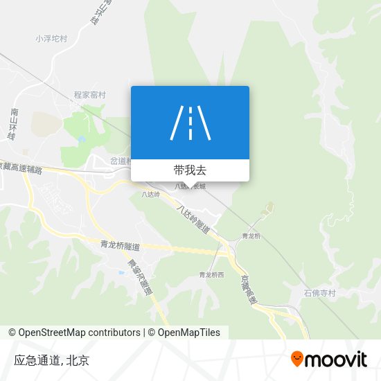 应急通道地图