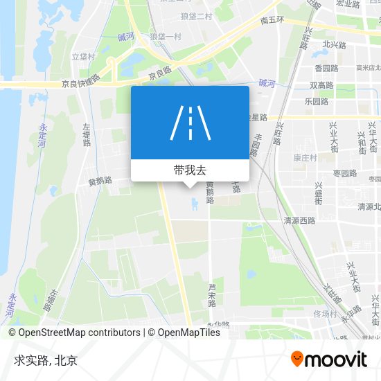 求实路地图