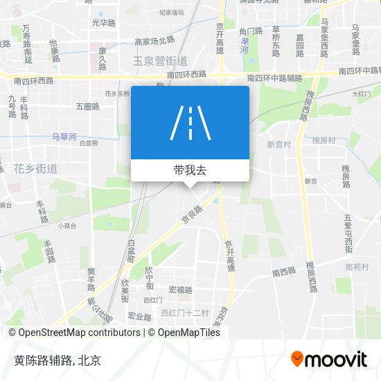 黄陈路辅路地图