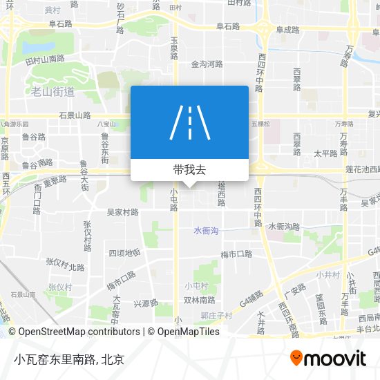 小瓦窑东里南路地图