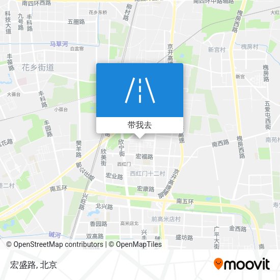 宏盛路地图