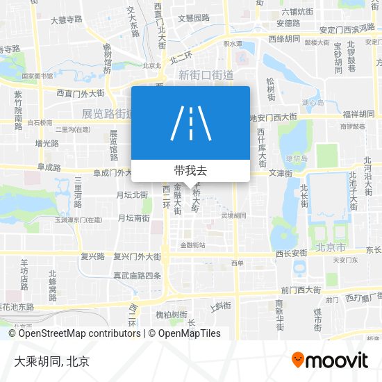 大乘胡同地图