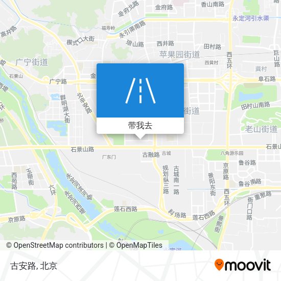 古安路地图