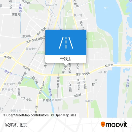 滨河路地图