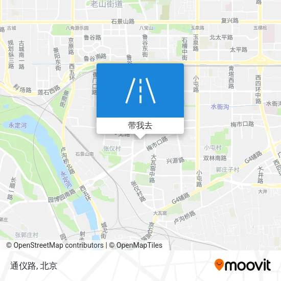通仪路地图