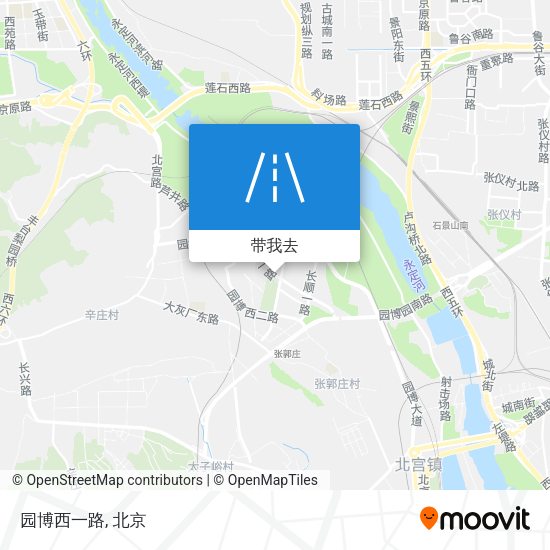 园博西一路地图