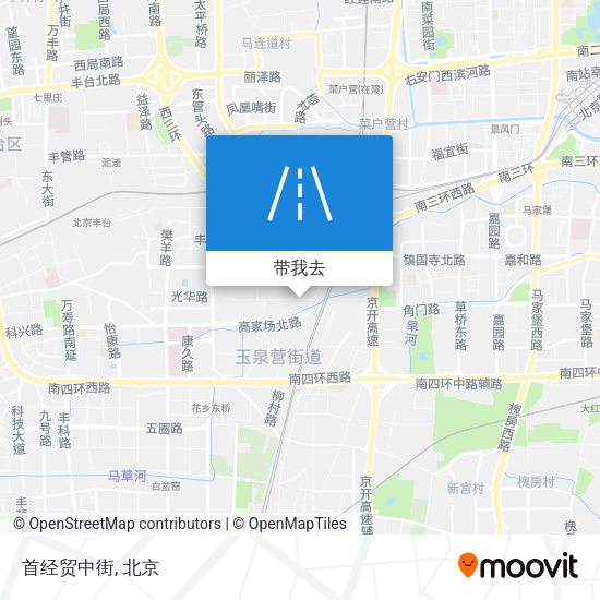 首经贸中街地图