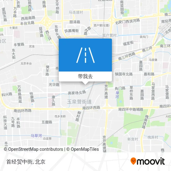 首经贸中街地图
