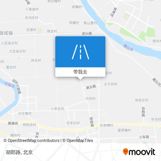 胡郎路地图