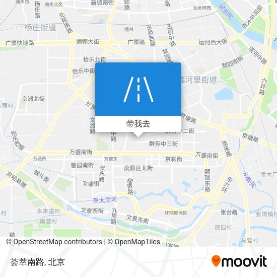 荟萃南路地图