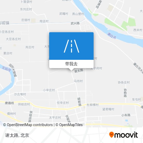 谢太路地图
