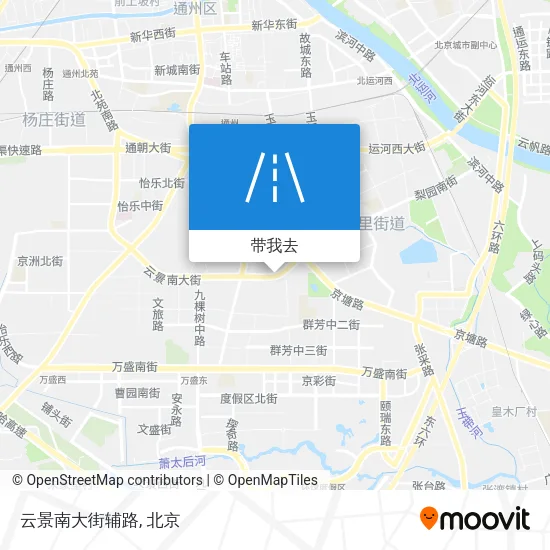 云景南大街辅路地图