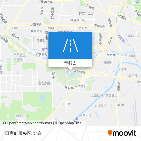 田家府服务区地图