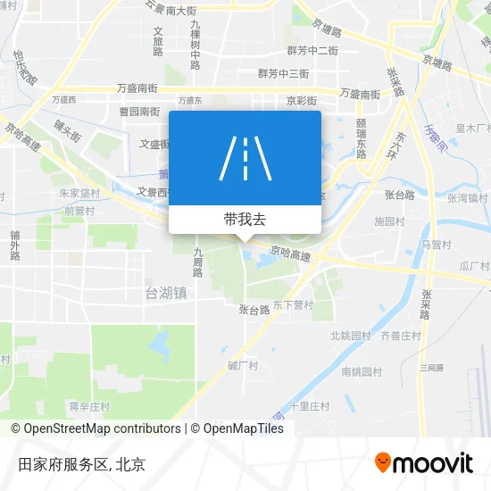 田家府服务区地图