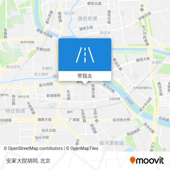 安家大院胡同地图