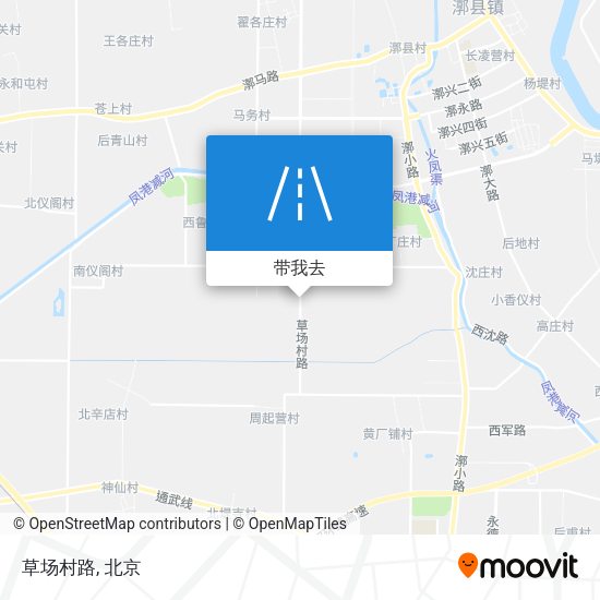 草场村路地图
