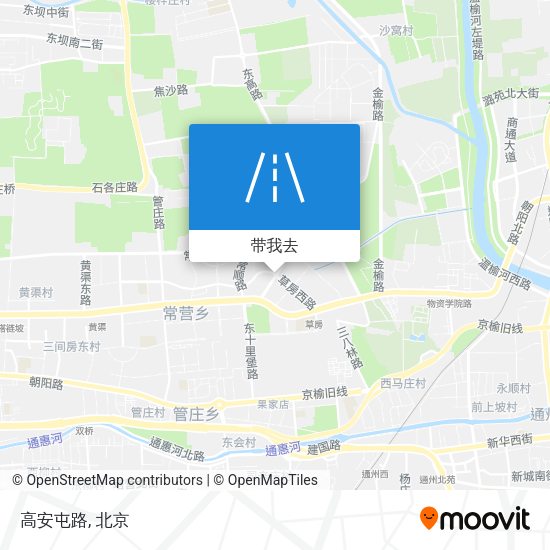 高安屯路地图