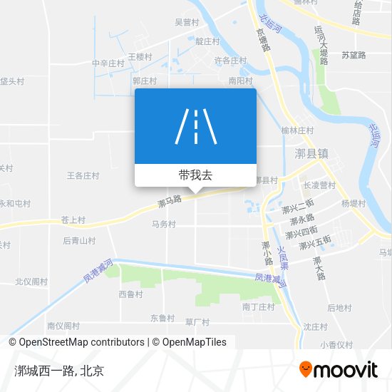 漷城西一路地图