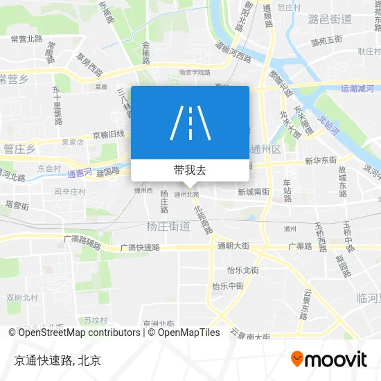 京通快速路地图