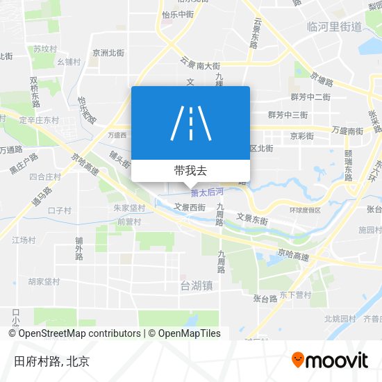 田府村路地图