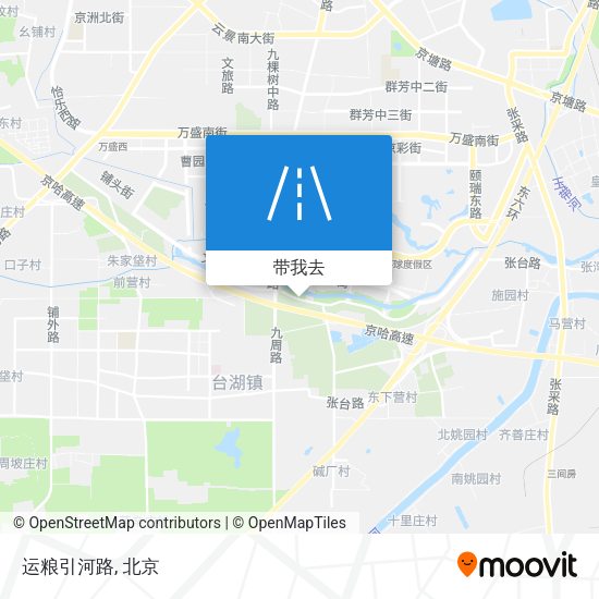 运粮引河路地图