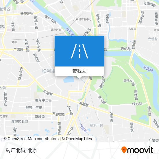 砖厂北街地图