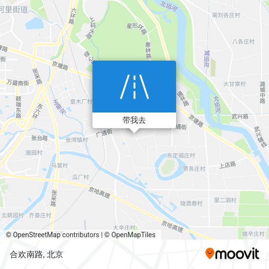 合欢南路地图