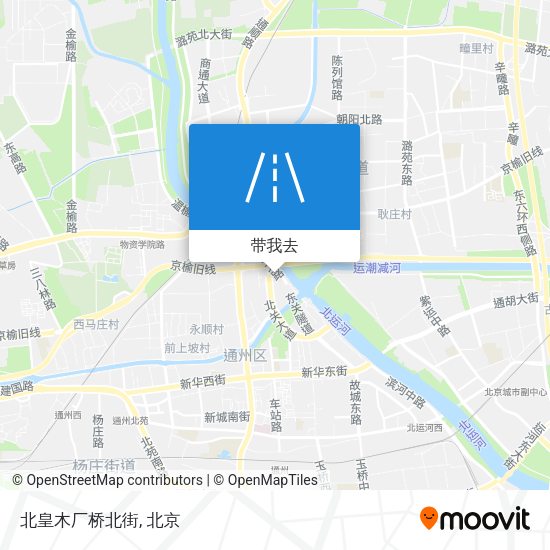 北皇木厂桥北街地图