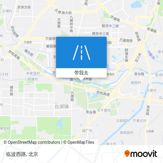 临波西路地图