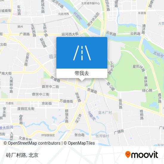 砖厂村路地图