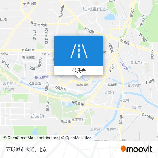 环球城市大道地图