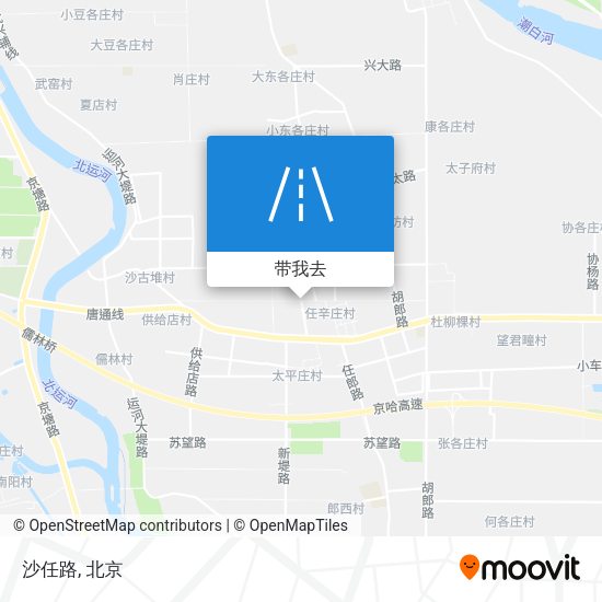 沙任路地图