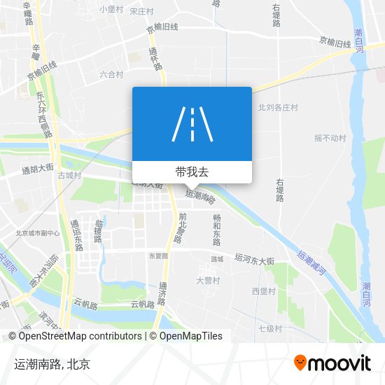 运潮南路地图