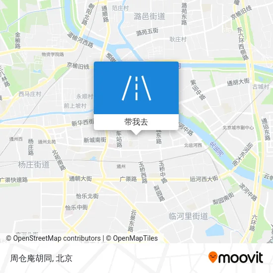 周仓庵胡同地图