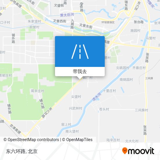 东六环路地图