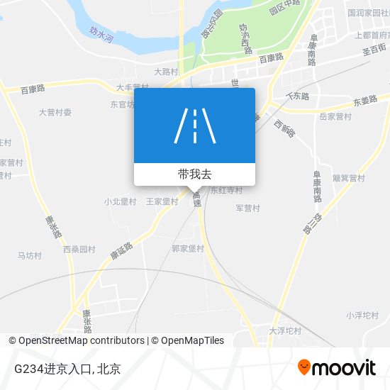 G234进京入口地图