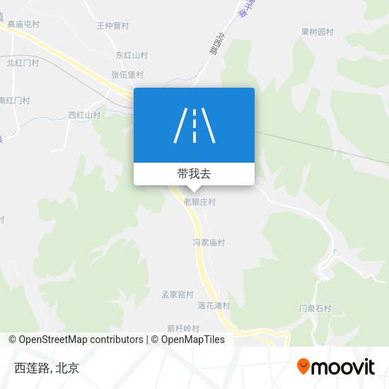 西莲路地图