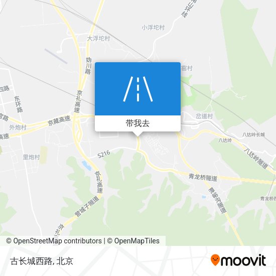 古长城西路地图