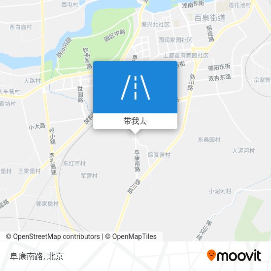 阜康南路地图