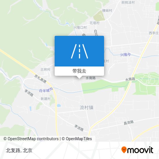 北复路地图