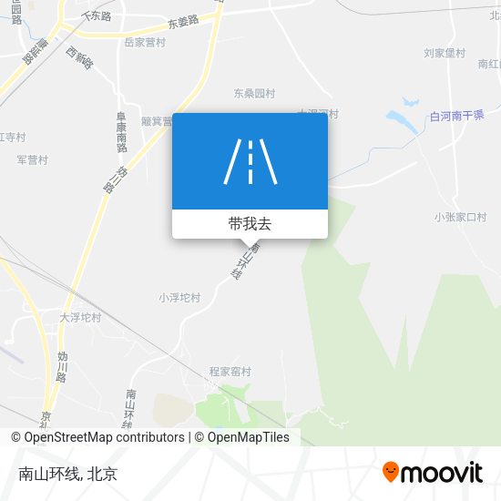南山环线地图
