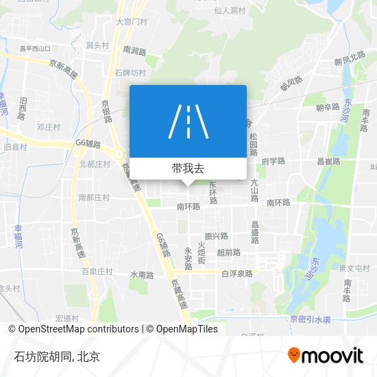 石坊院胡同地图