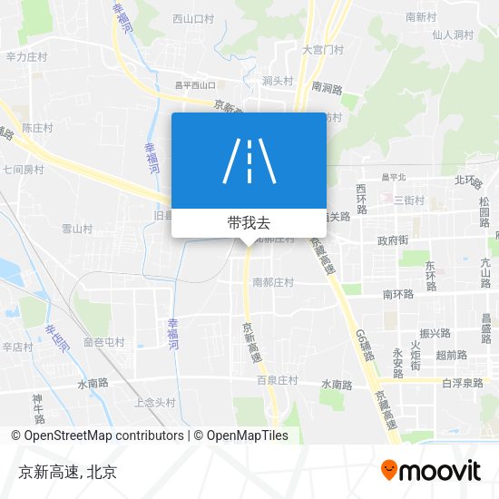 京新高速地图