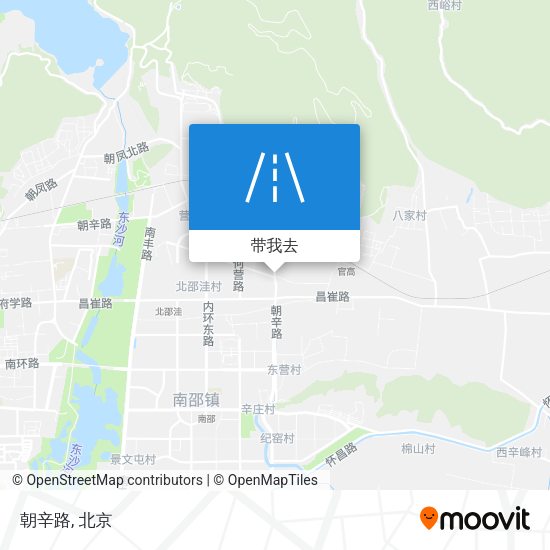 朝辛路地图
