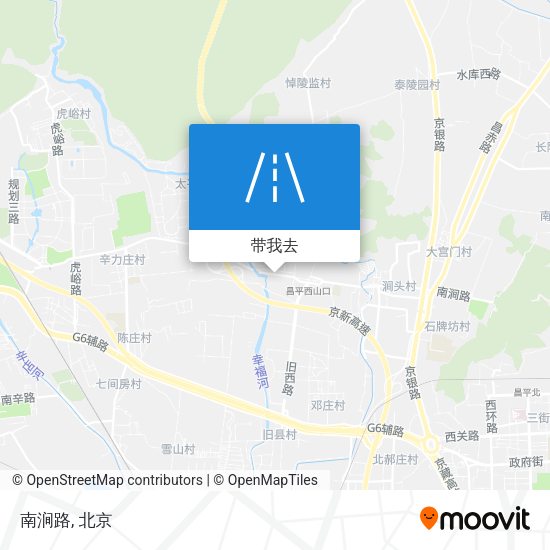 南涧路地图